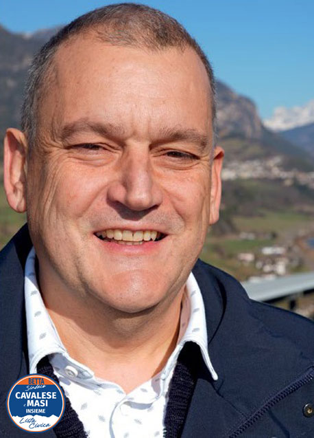 Candidato Elezioni Comunali a Cavalese 4 Maggio 2025 a sostegno di Carlo Betta