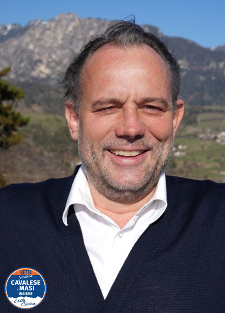 Candidato Elezioni Comunali a Cavalese 4 Maggio 2025 a sostegno di Carlo Betta
